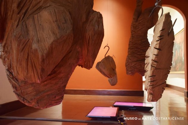 “Espacio de meditación”, vídeo instalación de Manuel Zumbado (1994).